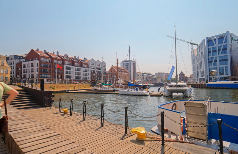 12 The waterfront marina on the Motława River in Gdańsk, Poland